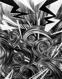 Lotta teribile della curva contro la
                          retta